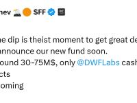 DWF负责人：将推出3000万至7500万美元新基金，专注于DeFi/CeDeFi产品