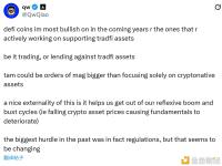 Alliance DAO联创：未来最看好的DeFi币是积极支持传统金融资产的项目