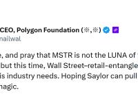 Polygon联创：希望Strategy不要成为本轮周期中的LUNA