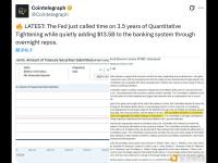 美联储通过隔夜回购操作悄然向银行体系注入135亿美元