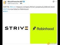 比特币储备公司Strive的永续优先股SATA现已上线Robinhood