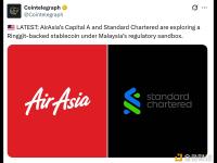 Capital A与渣打银行正在马来西亚监管沙盒框架下探索发行稳定币